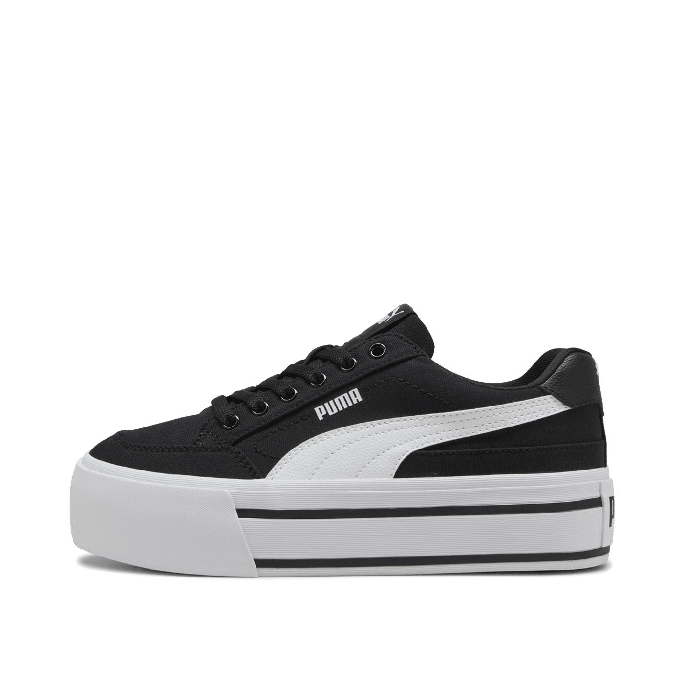 PUMA Court Classic Vulc Platform Wmns "Black/White" | 402329-07