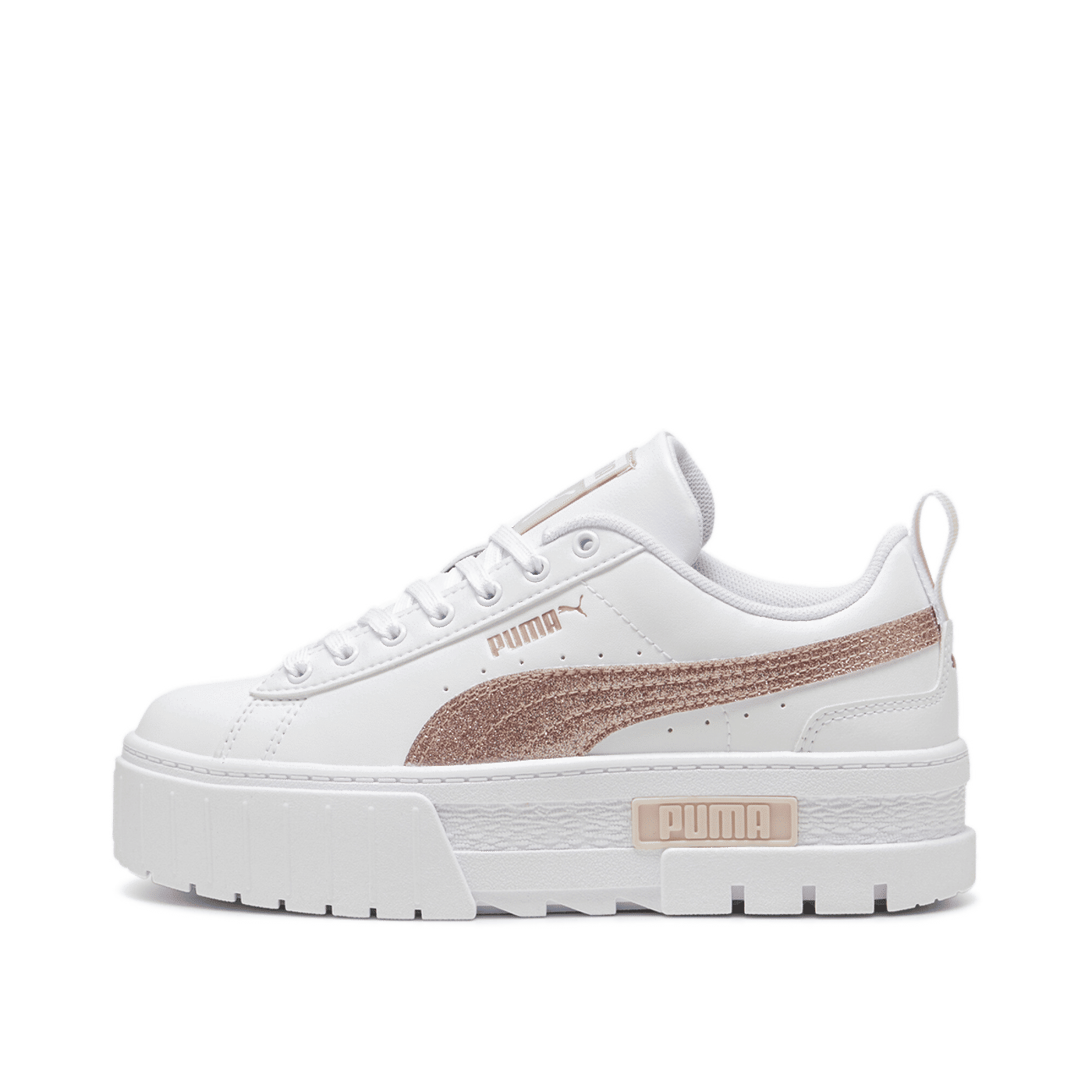 PUMA Mayze Glitter "White/Rose Gold" | 399700-02