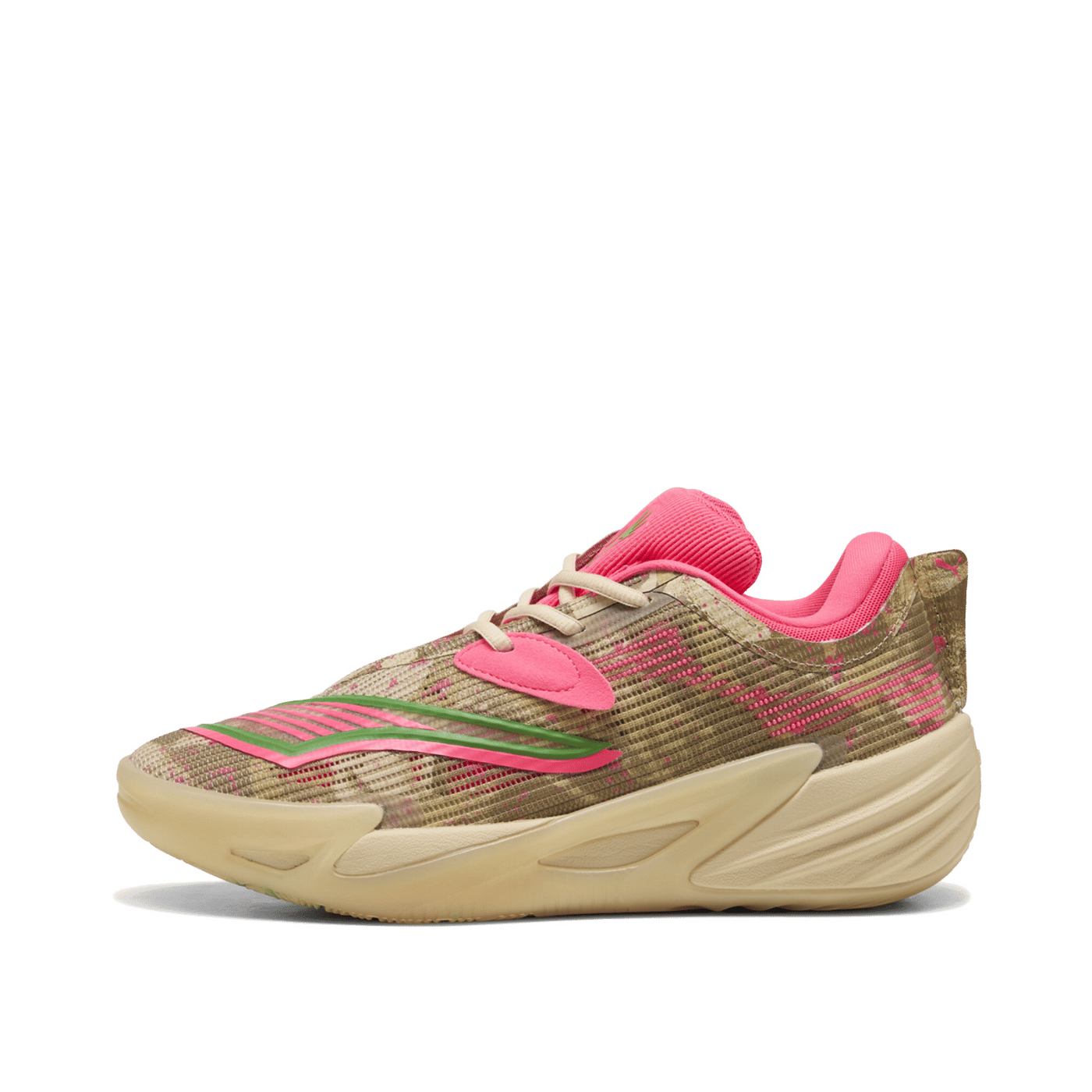 Puma All-Pro NITRO 2 "Flau'jae" "Sand Dune/Pure Pink/Green Fruit" | 312840-01