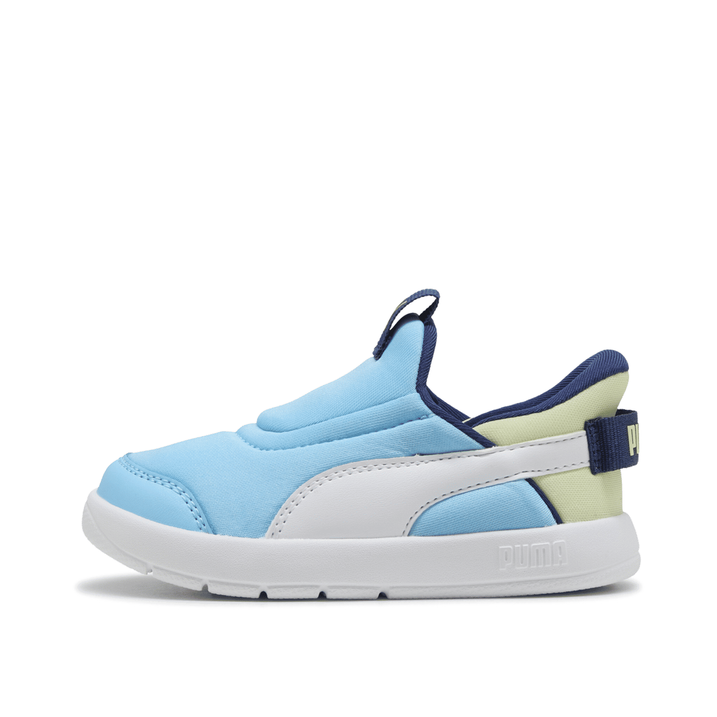 PUMA Courtflex v3 SLIPTECH™ "Vibrant Blue/White/Apple Spritz" | 399735-10