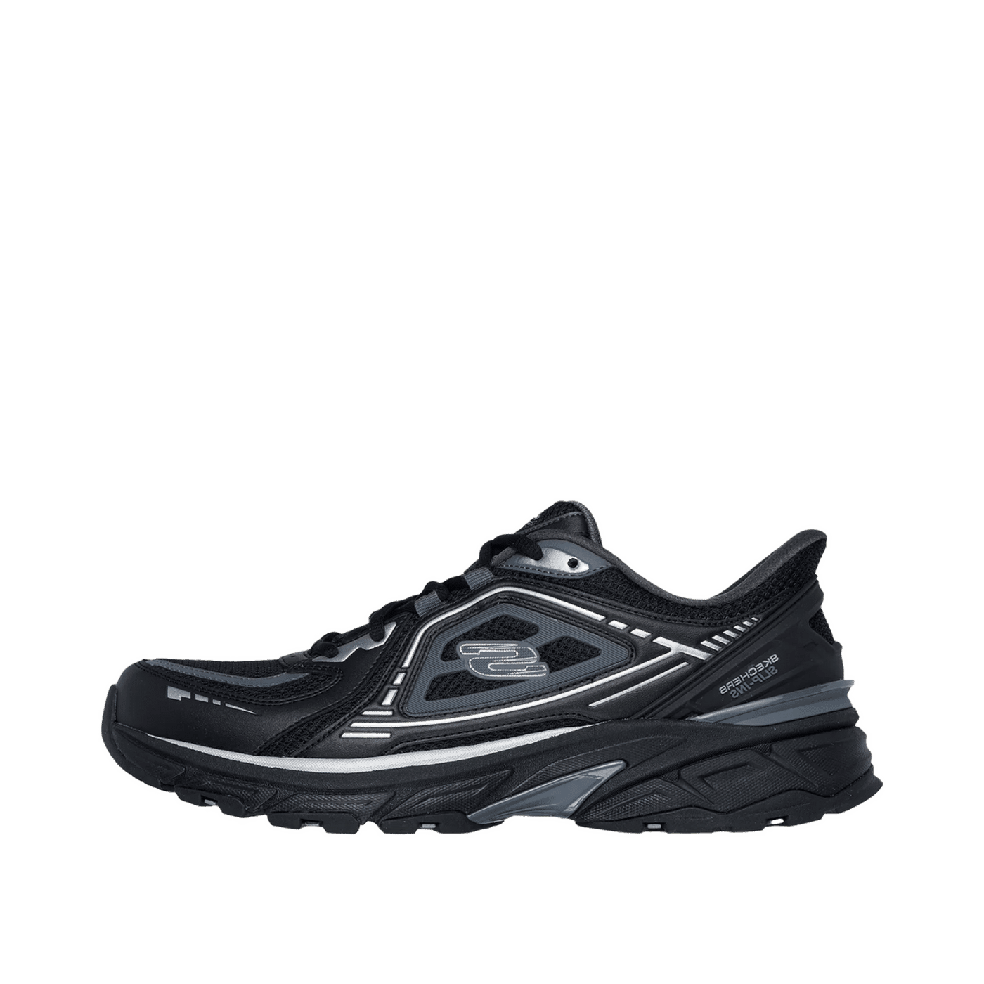 Skechers Stamina Sport Kordae "Black/Silver" | 233156BKSL