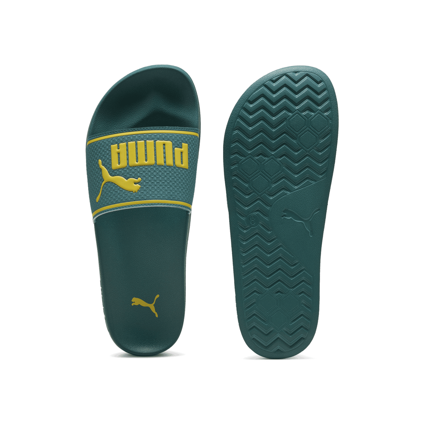 PUMA Leadcat 2.0 Slide "Emerald Ice/Dazzling Yellow" | 384139-46