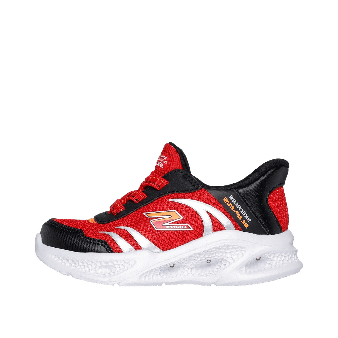 Skechers Slip-ins Meteor-Lights - Brisk-Beams "Red/Black" | 403848NRDBK