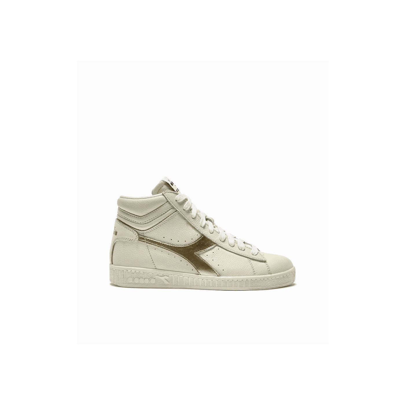 Diadora Game L Waxed Metal High "Blanc" | 501179494C1070