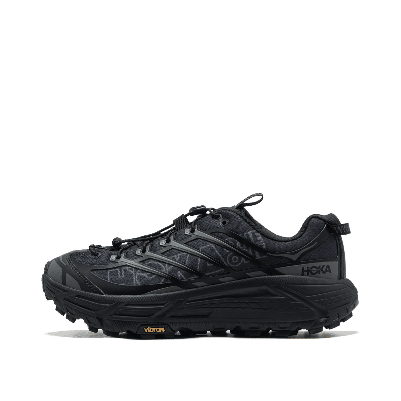 Hoka One One Mafate Three2 Wordmark "Black/Outer Orbit" | 1175490BCKT