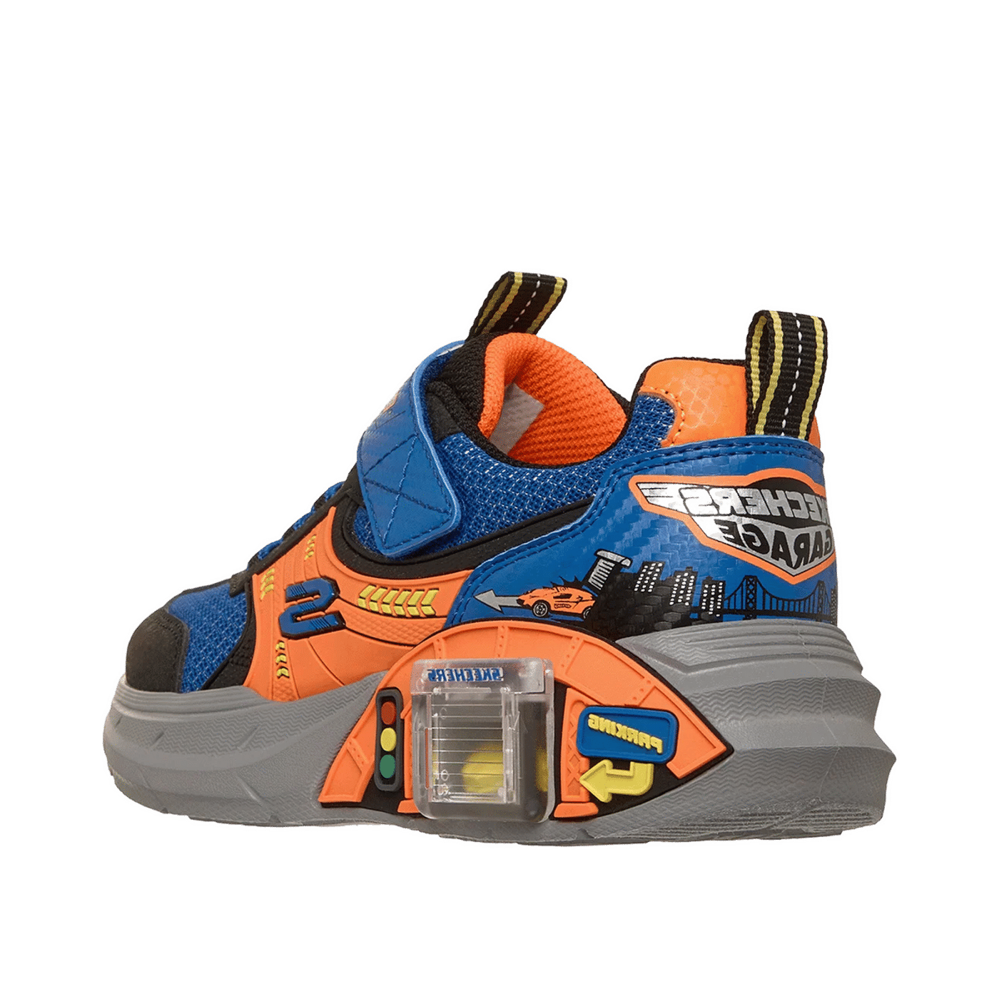 Skechers Garage CM "Black/Blue/Orange" | 402150LBBOR