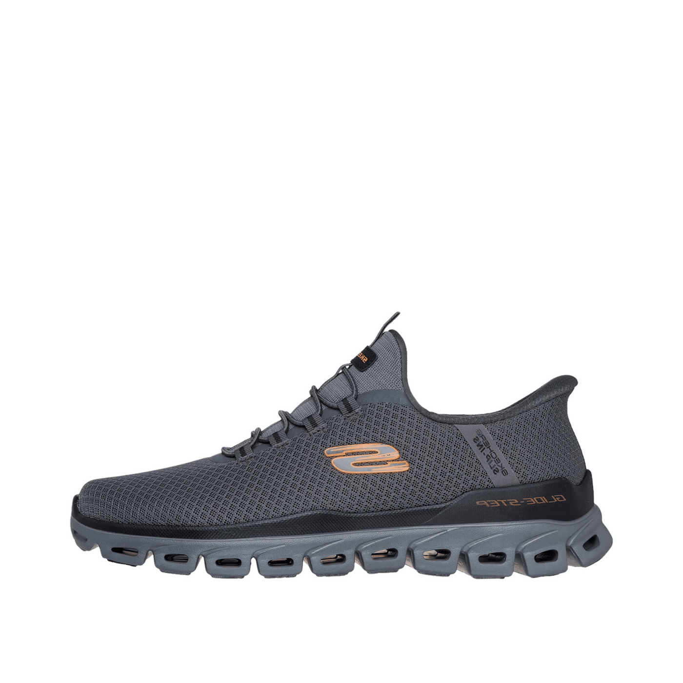 Skechers Glide-Step Noxus "Charcoal/Orange" | 233010CCOR