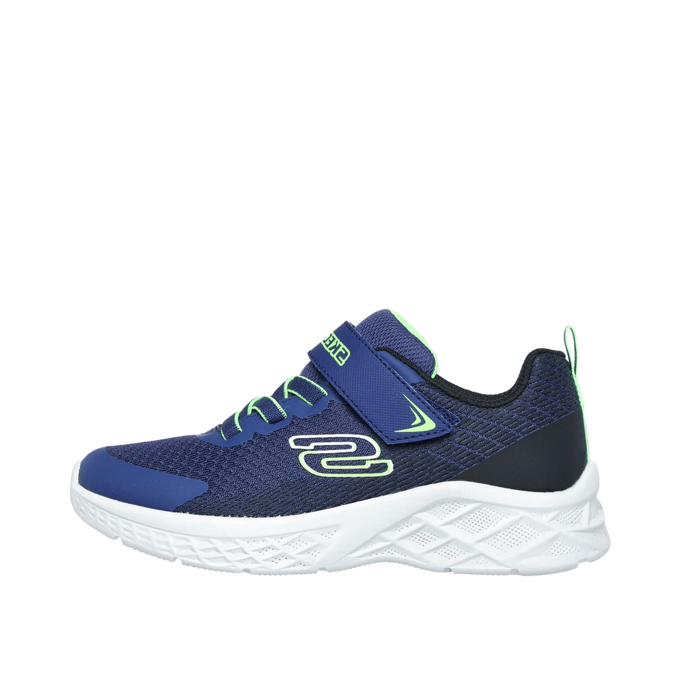 Skechers Microspec II - Zovrix "Navy/Black/Lime" | 403924LNBLM