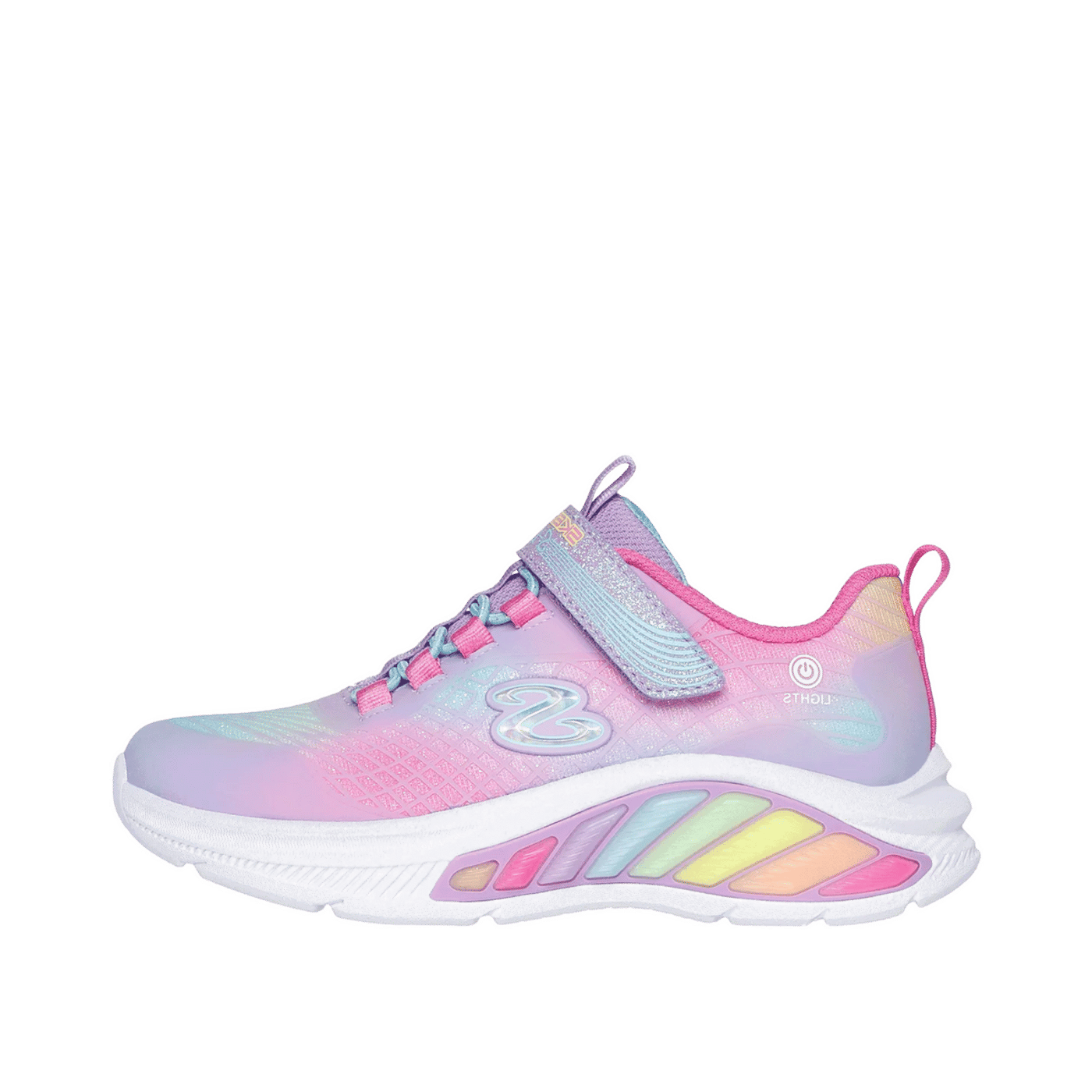Skechers S-Lights Rainbow Cruisers "Rainbow Reflectin" | 303722LLVMT