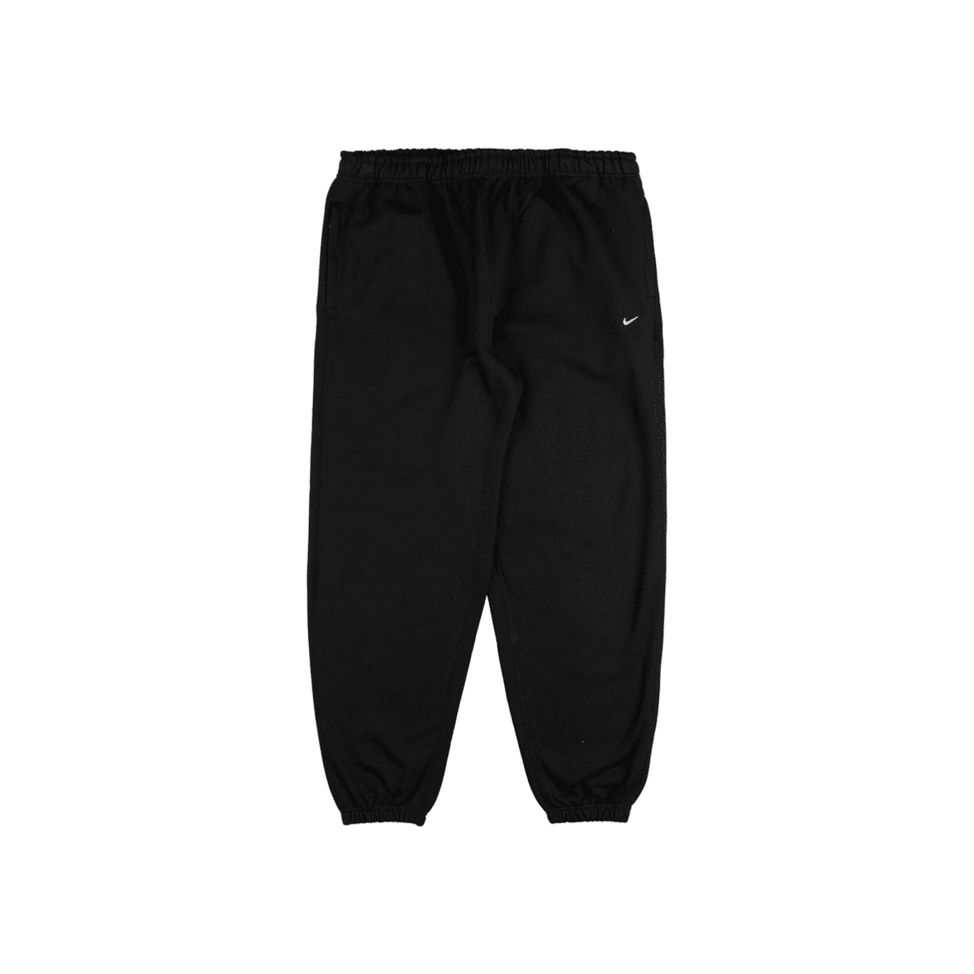 Nike Solo Swoosh Cuffed Fleece Pants "Black" | HV1088-010