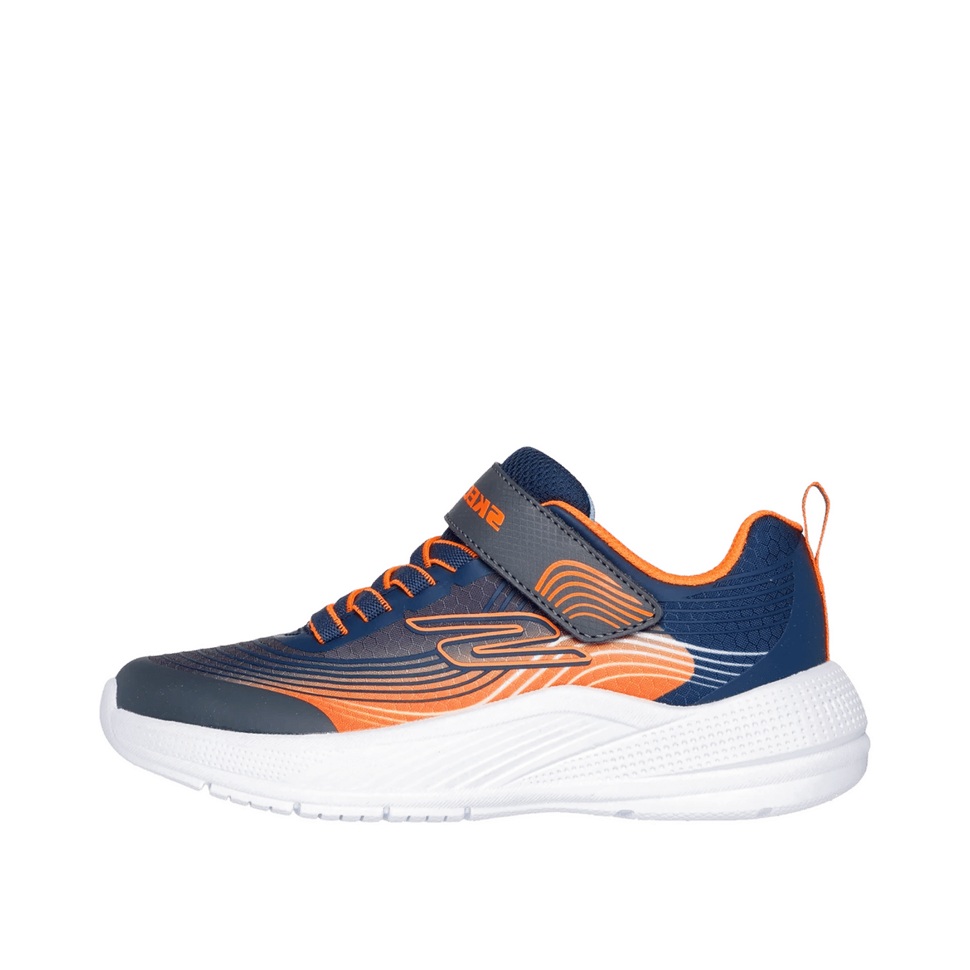 Skechers Microspec Advance "Navy/Orange" | 403926LNVOR