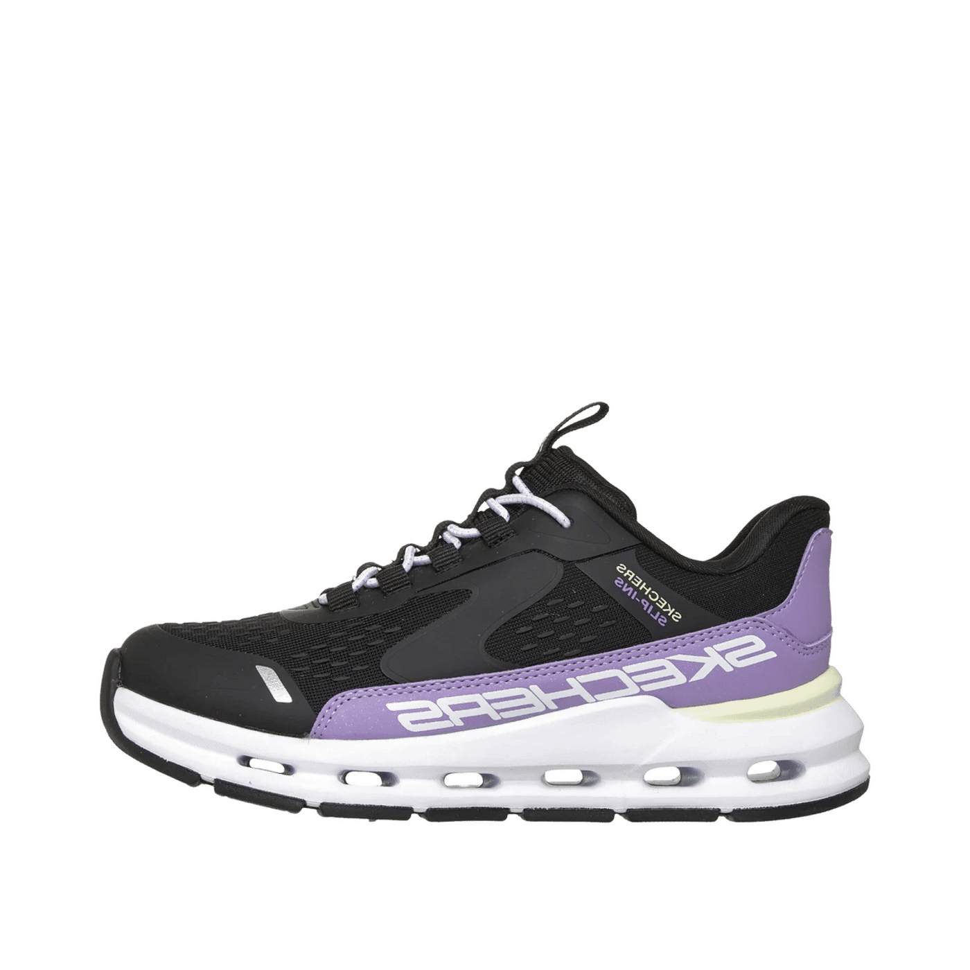 Skechers Glide-Step Vista Lane "Black/Purple" | 303654LBKPR