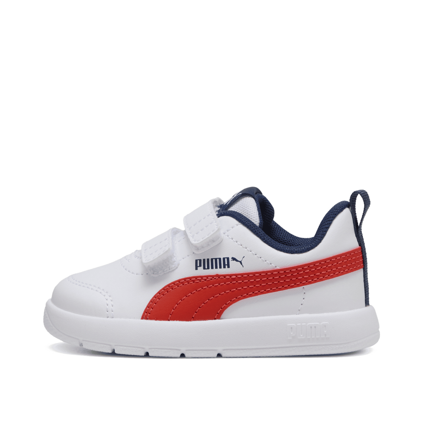 PUMA Courtflex V3 Toddler "White/Fierce Red/Persian Blue" | 310252-14