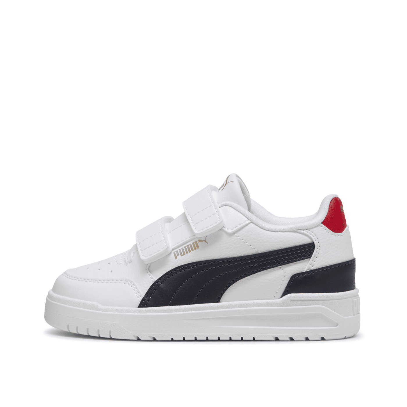 PUMA Shuffle Downtown Low "White/New Navy/Red" | 403740-03