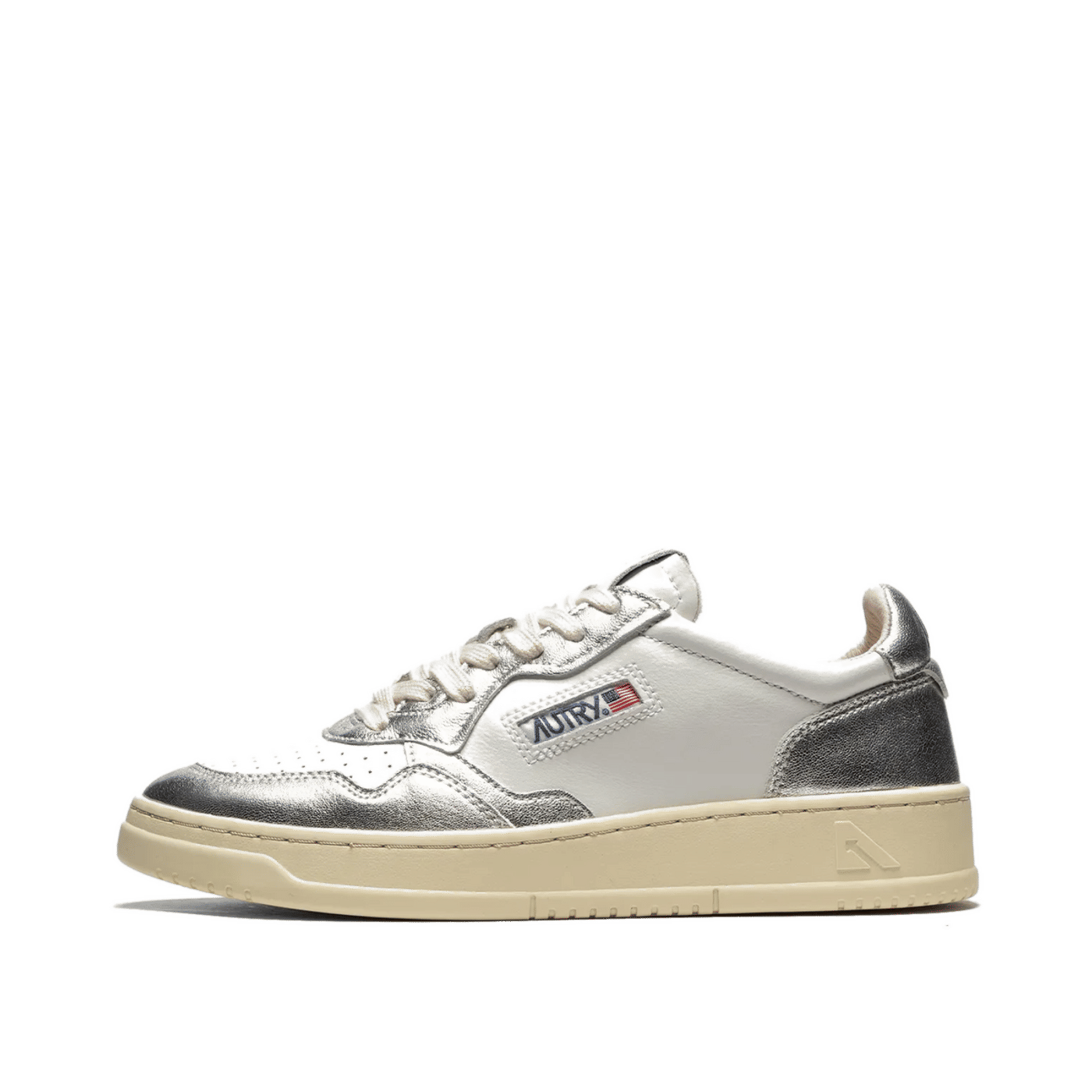 Autry Wmns Medalist Low "White/Silver" | AULWWB18