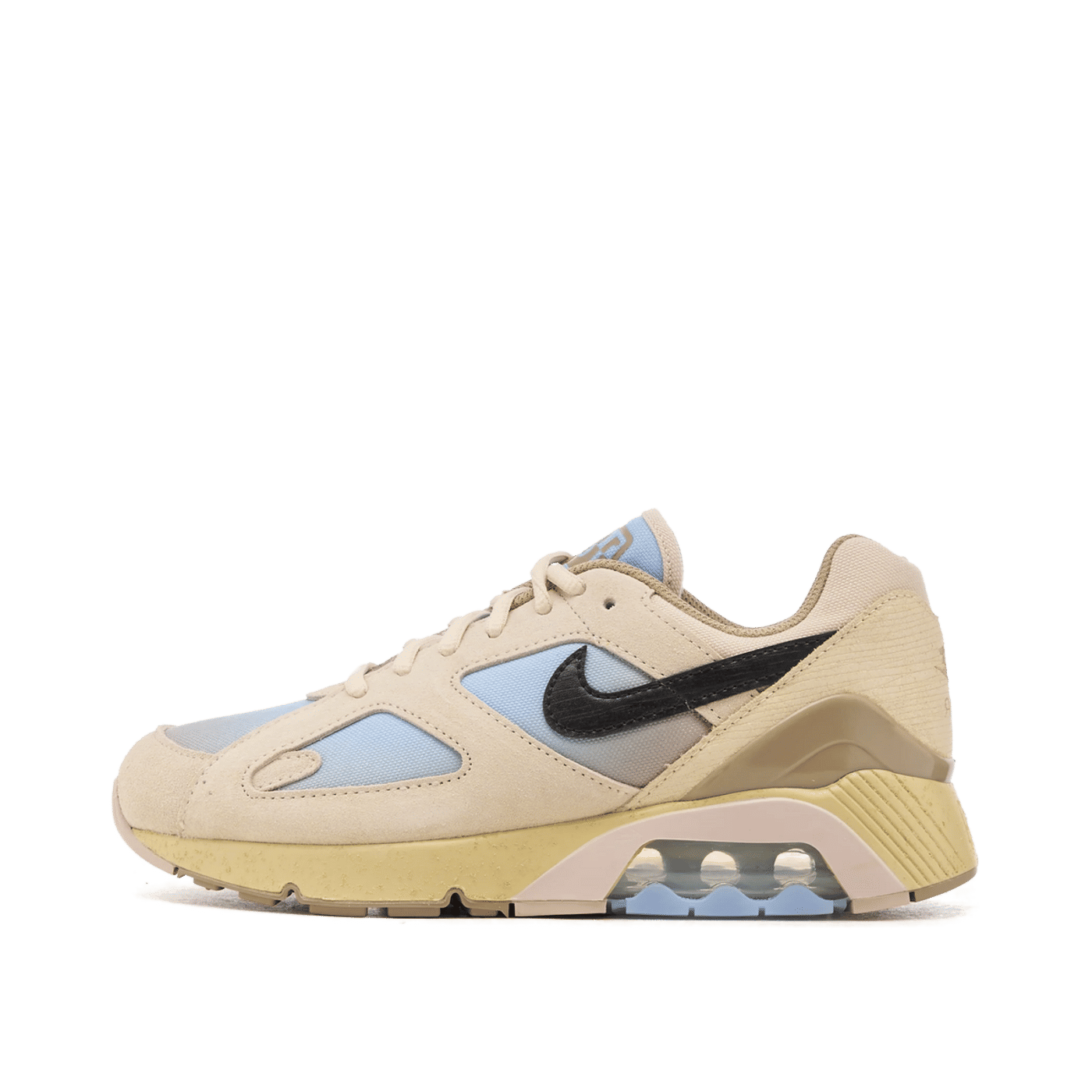 Nike Air Max 180 "Light Khaki/Black-Team Gold-Psychic Blue" | HJ6282-200