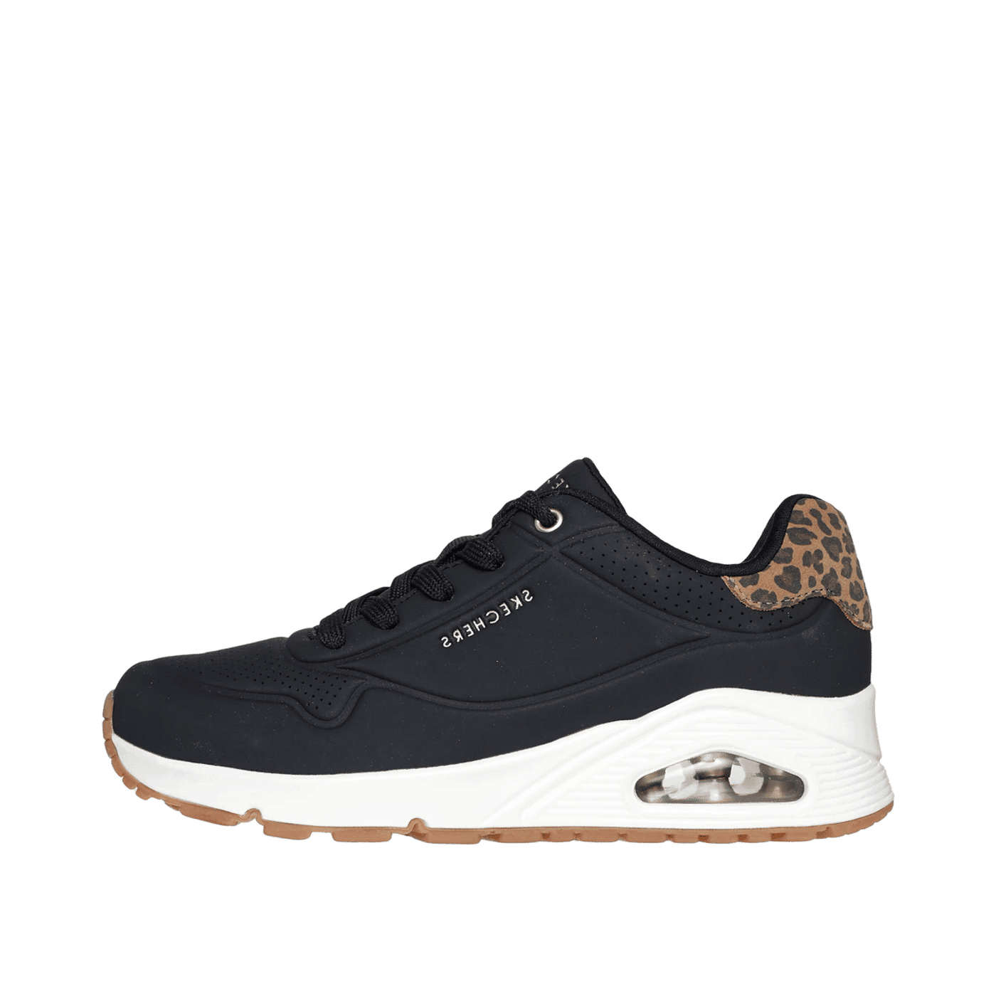 Skechers UNO "Black/Leopard" | 177093BKLD