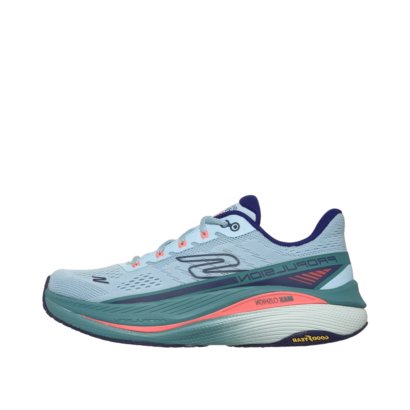 Skechers Max Cushioning Propulsion CM "Light Blue/Navy" | 128901LBNV