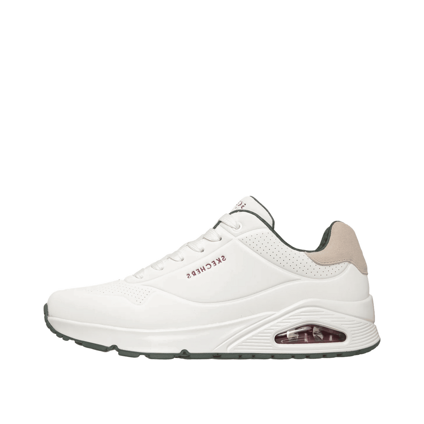 Skechers UNO - Suited On Air "White/Green" | 183004WGRN