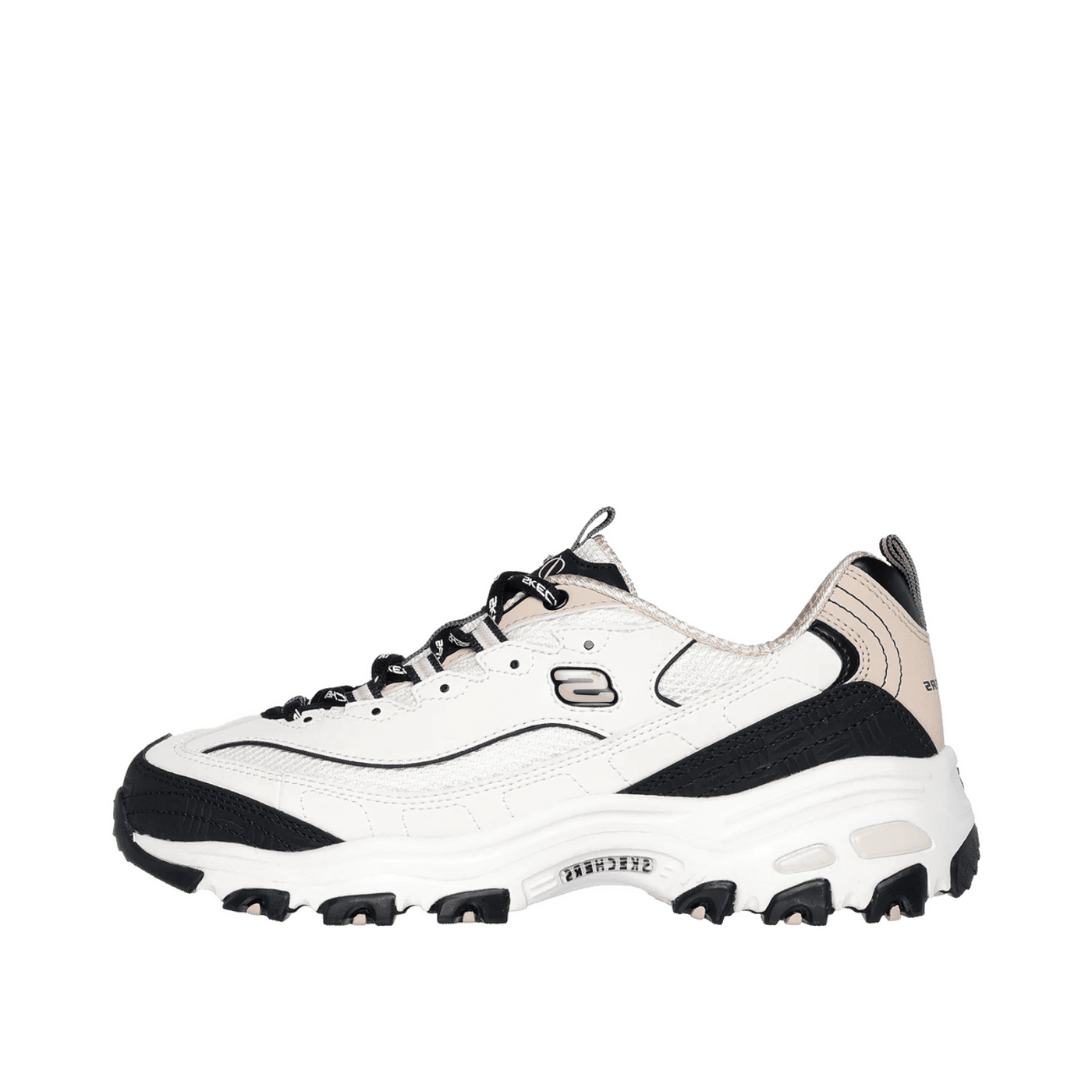 Skechers D'Lites Retro Rewind "Natural/Black" | 150536NTBK