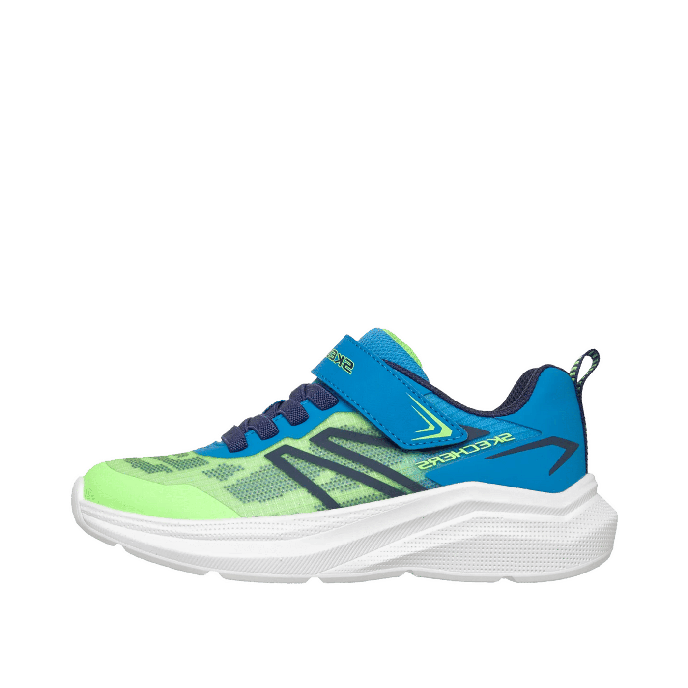 Skechers Microspec Velocity CM "Lime/Blue" | 404125LLMBL