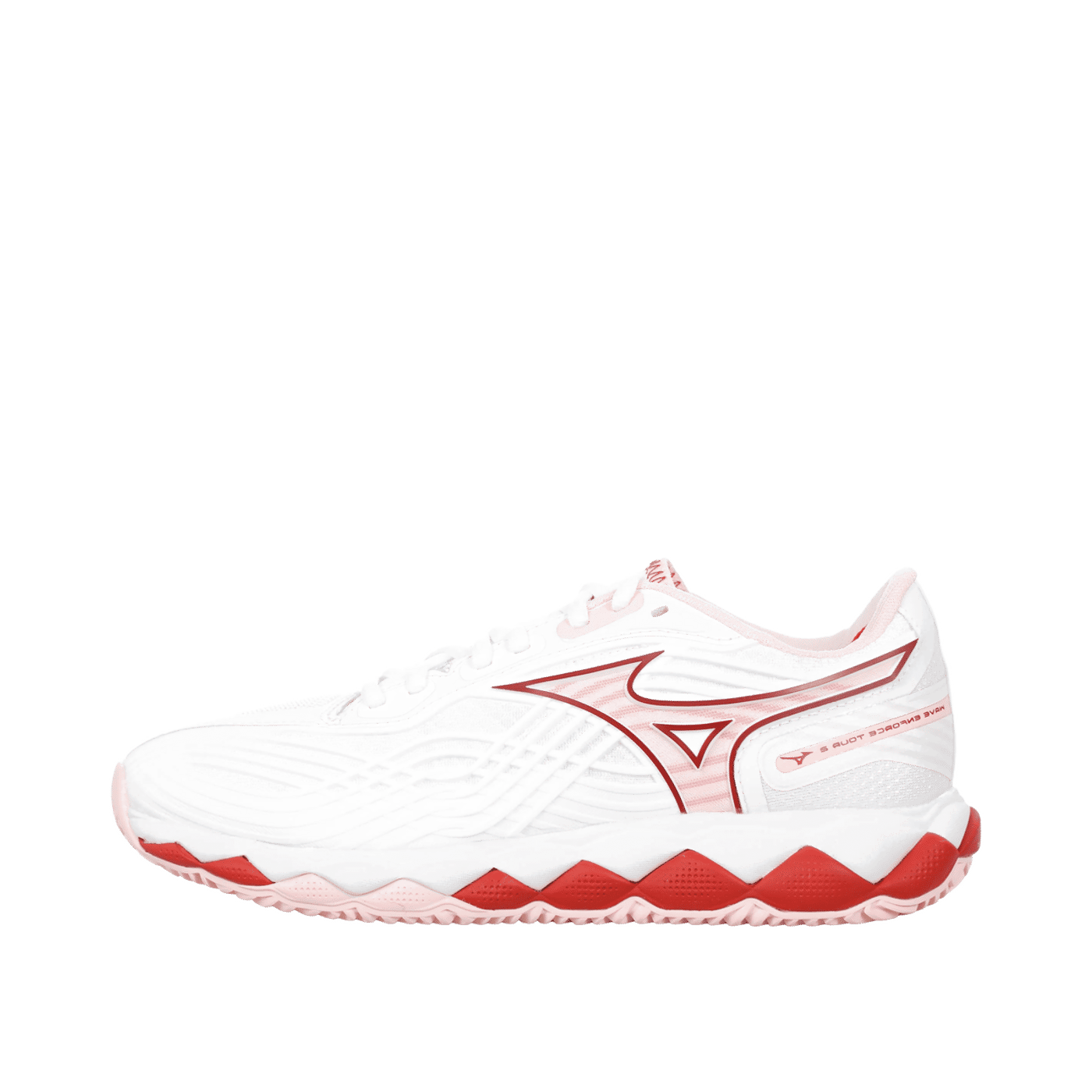 Mizuno Wave Enforce Tour 2 CC "White/Rozeesque/Barbados Cherry" | 61GC260462
