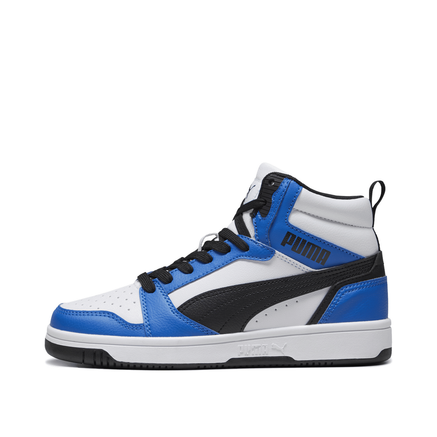 PUMA Rebound V6 Mid "White/Black/Racing Blue" | 393831-06