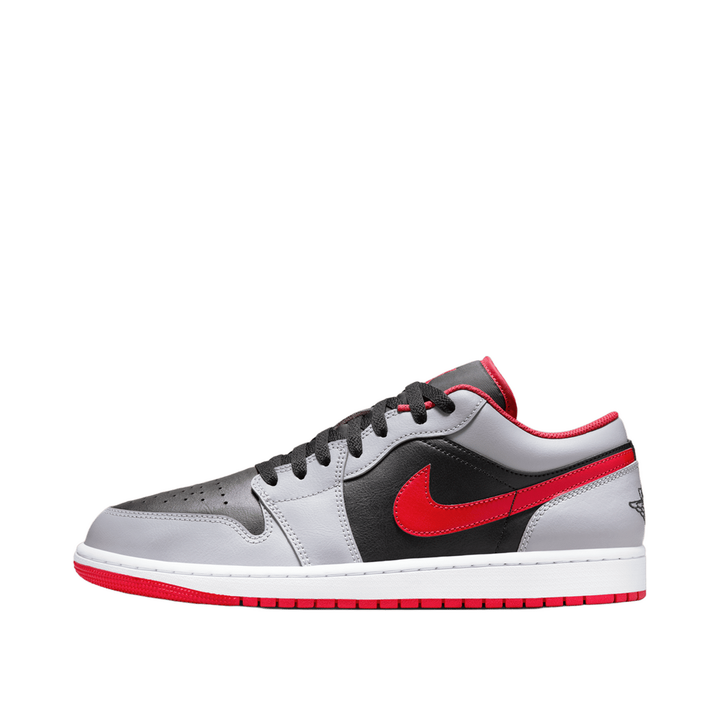 Air Jordan 1 Low "Black/Light Smoke Grey/Gym Red" | 553558-060