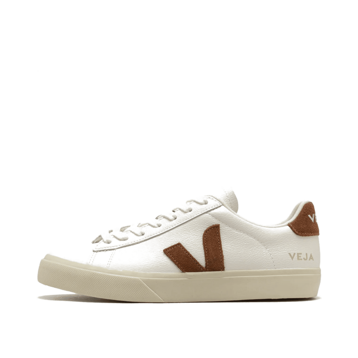 Veja Campo Leather "White/Cognac" | CP0521058A