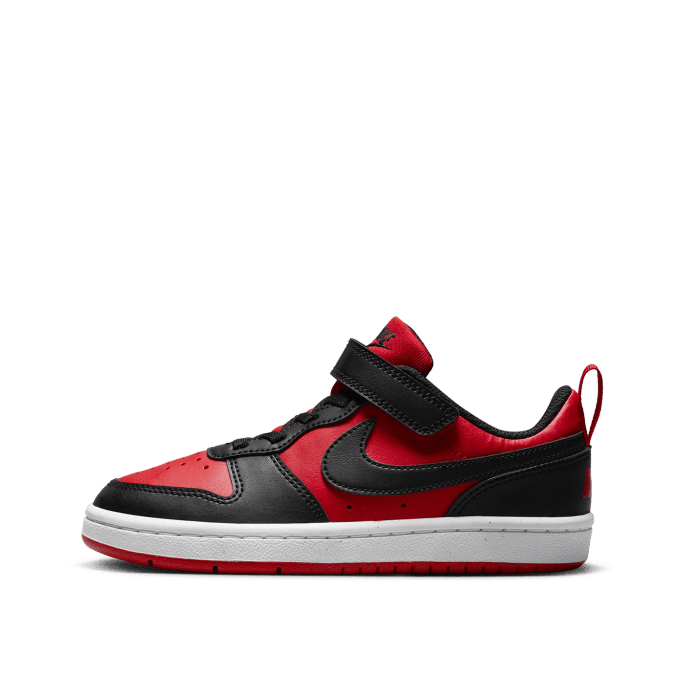 Nike Court Borough Low Recraft PS "Black University Red" | DV5457-600