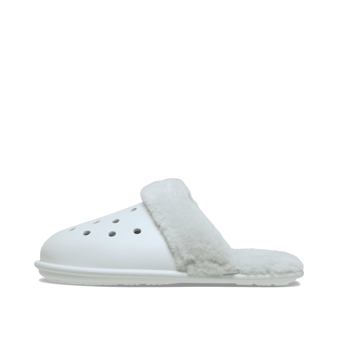 Crocs Classic Fuzz Scuff Clog "Moonlight" | 2121431NK