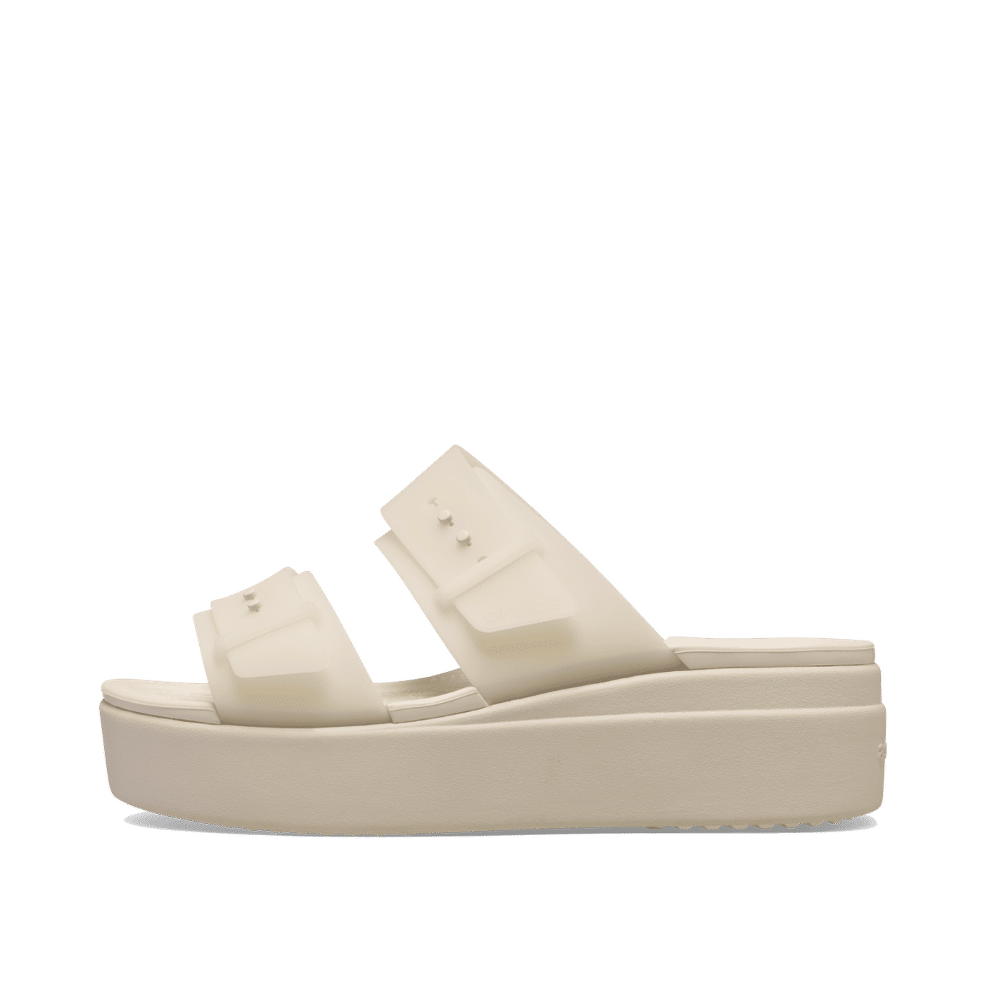 Crocs Brooklyn Buckle Frosted Low Sandals "Sandstone" | 2109800LH