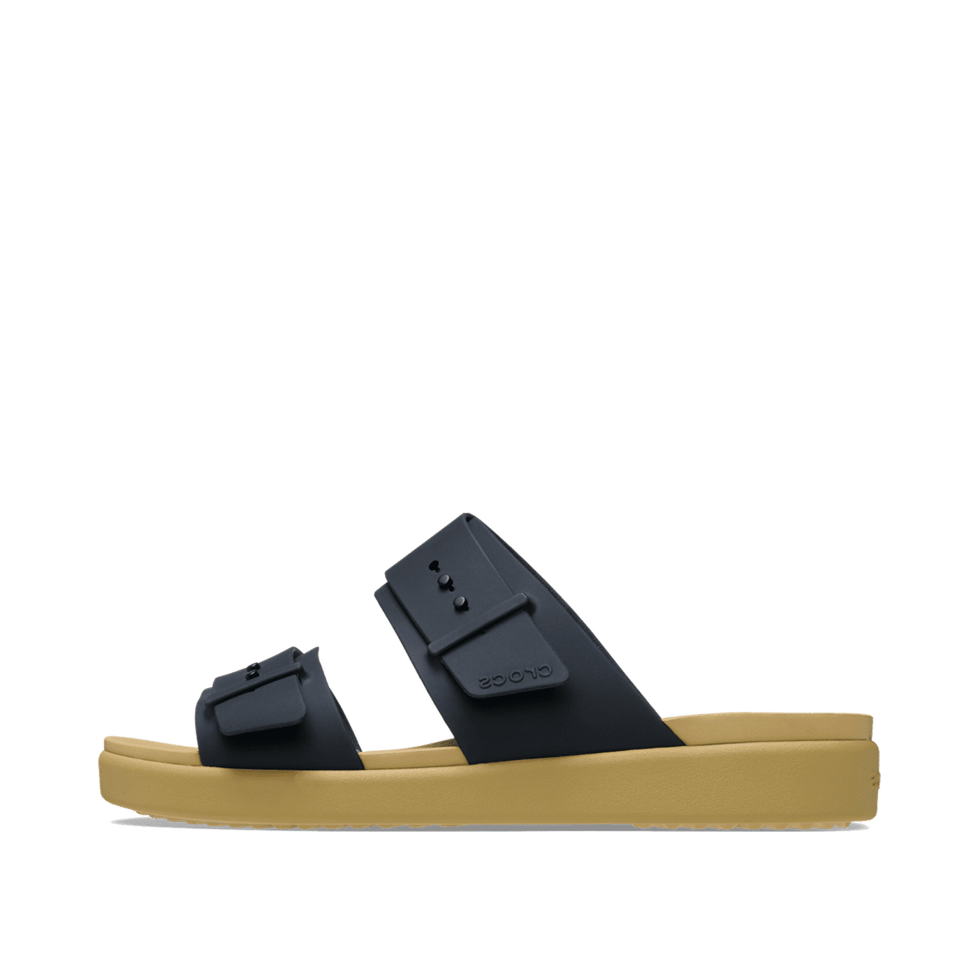 Crocs Brooklyn Buckle Low "Black/Tan" | 21121500W