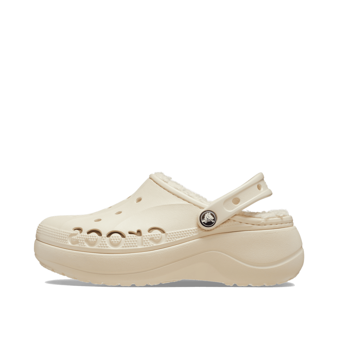 Crocs Baya Platform Lined Clog "Winter White" | 20870811S