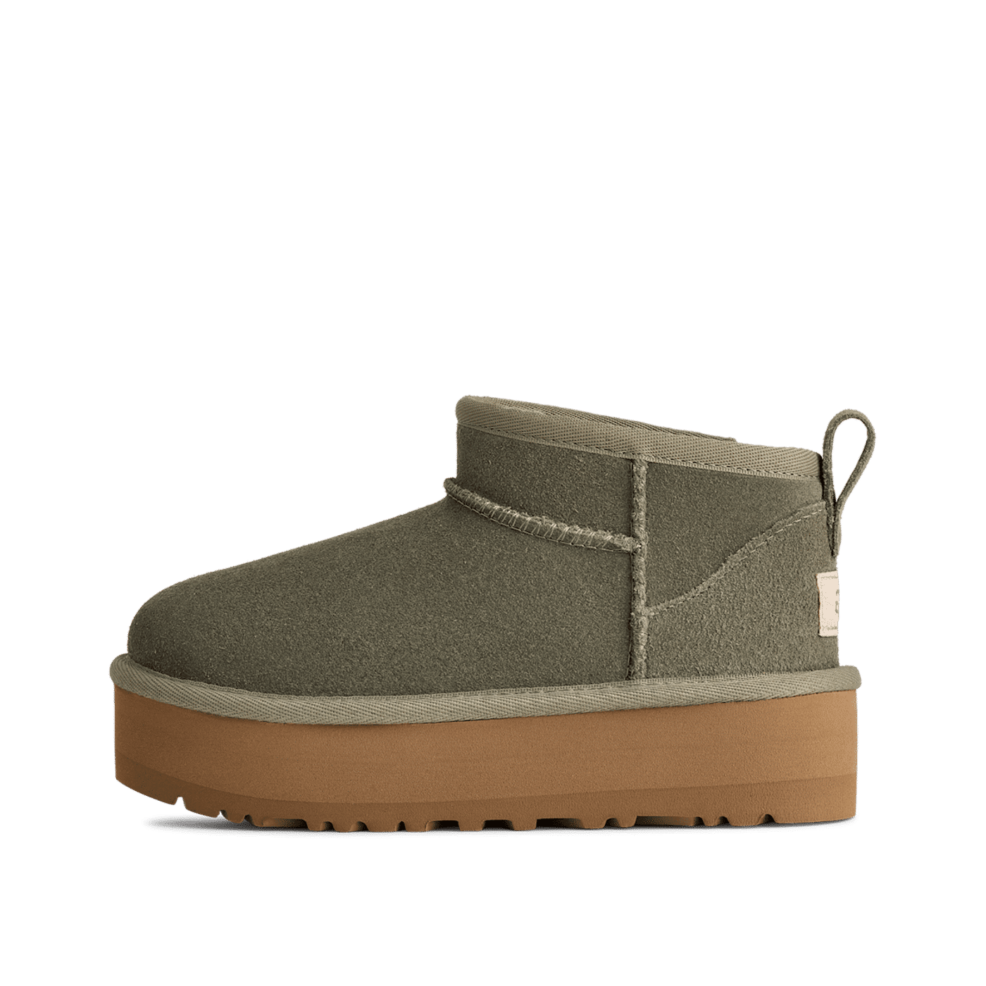 UGG Classic Ultra Mini Platform Kids "Moss Green" | 1157791KMSG