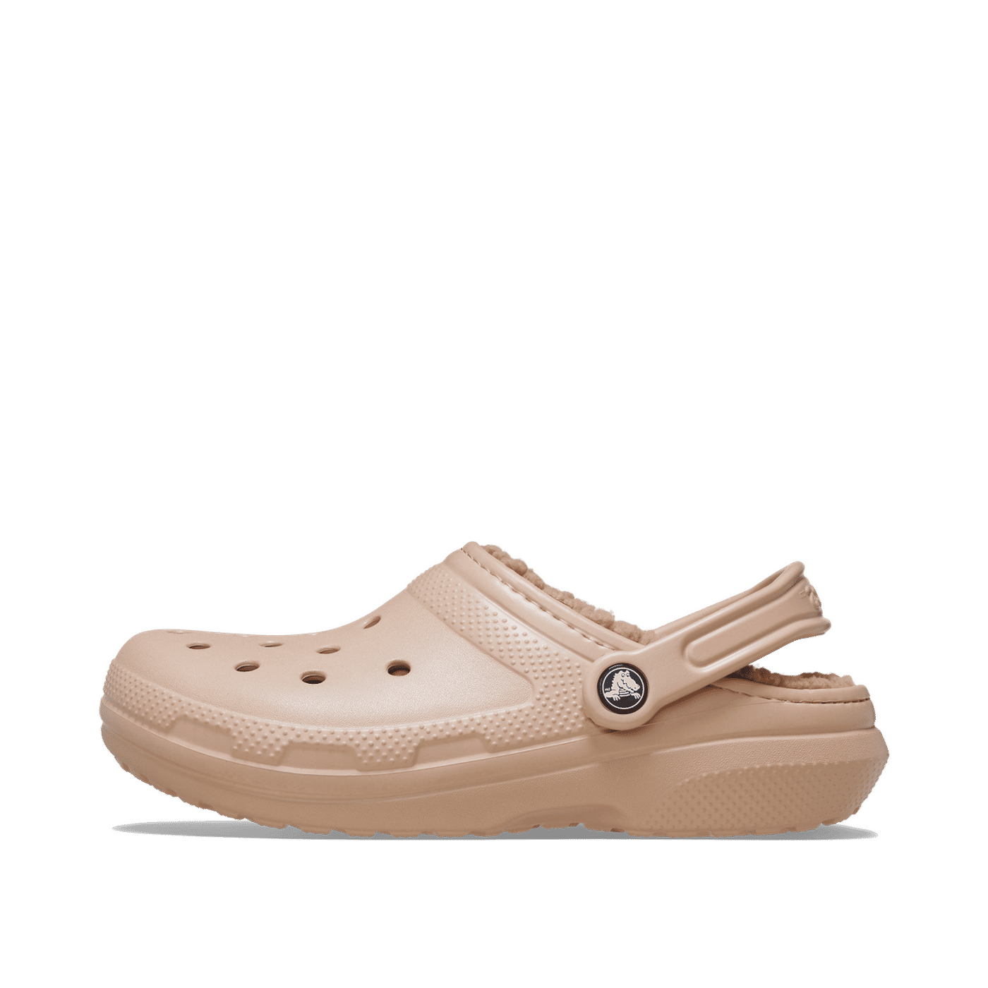 Crocs Classic Lined Thermoplastische Dames Roze Karamel Klompen