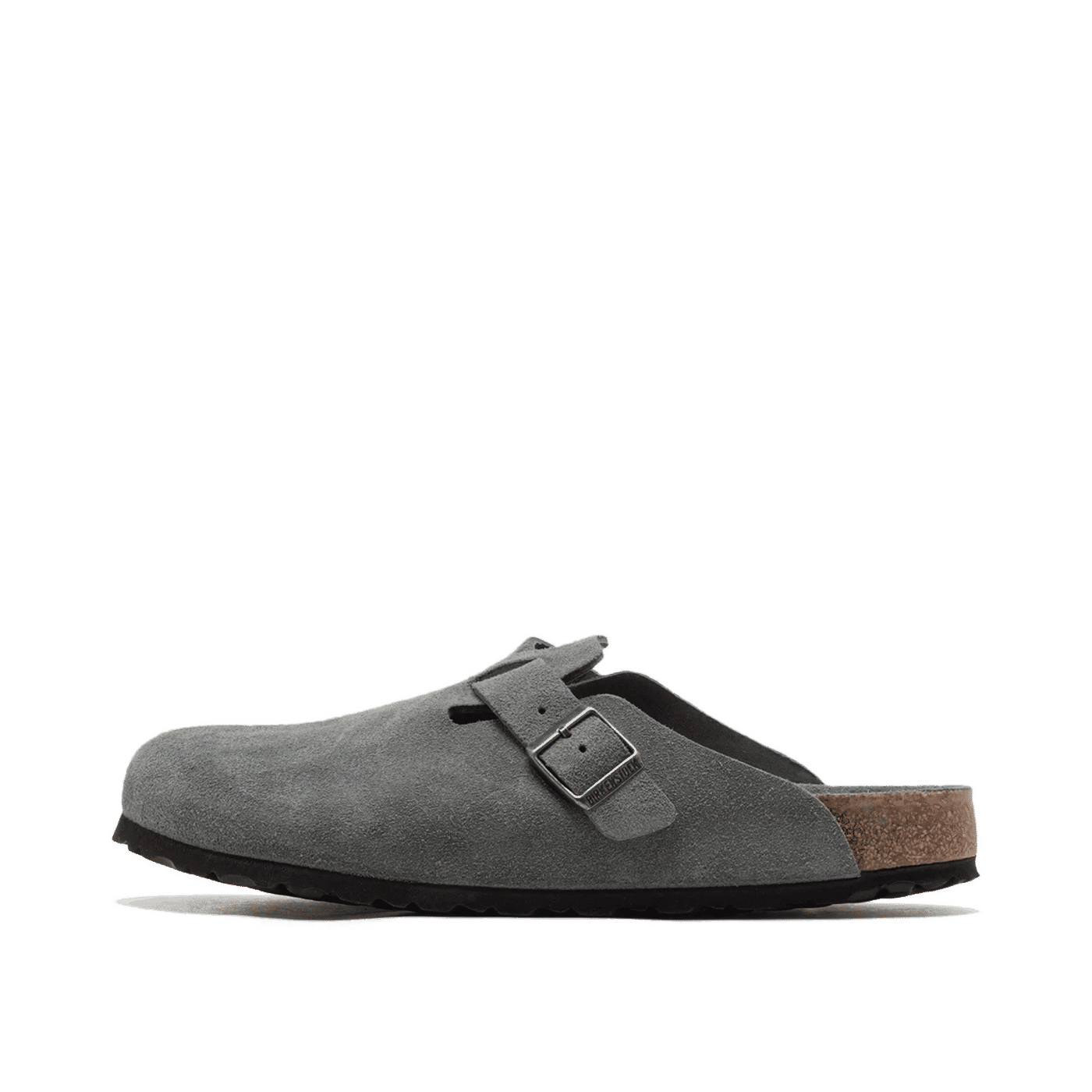 Birkenstock Boston Soft-Footbed Suede Clog "Grey" | 1030870