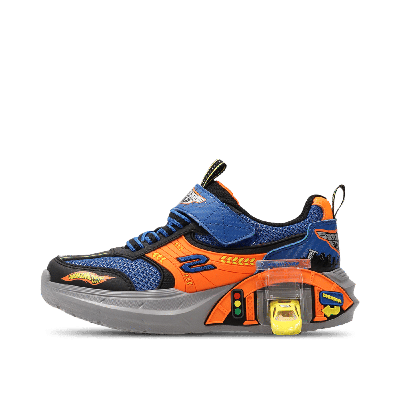 Skechers Garage CM "Black/Blue/Orange" | 402150LBBOR