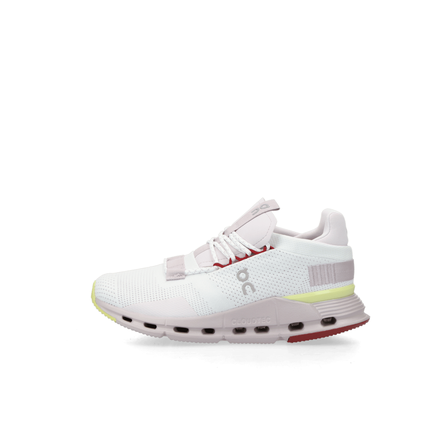 On Cloudnova Wmns "Undyed-White/Fade" | 2697886