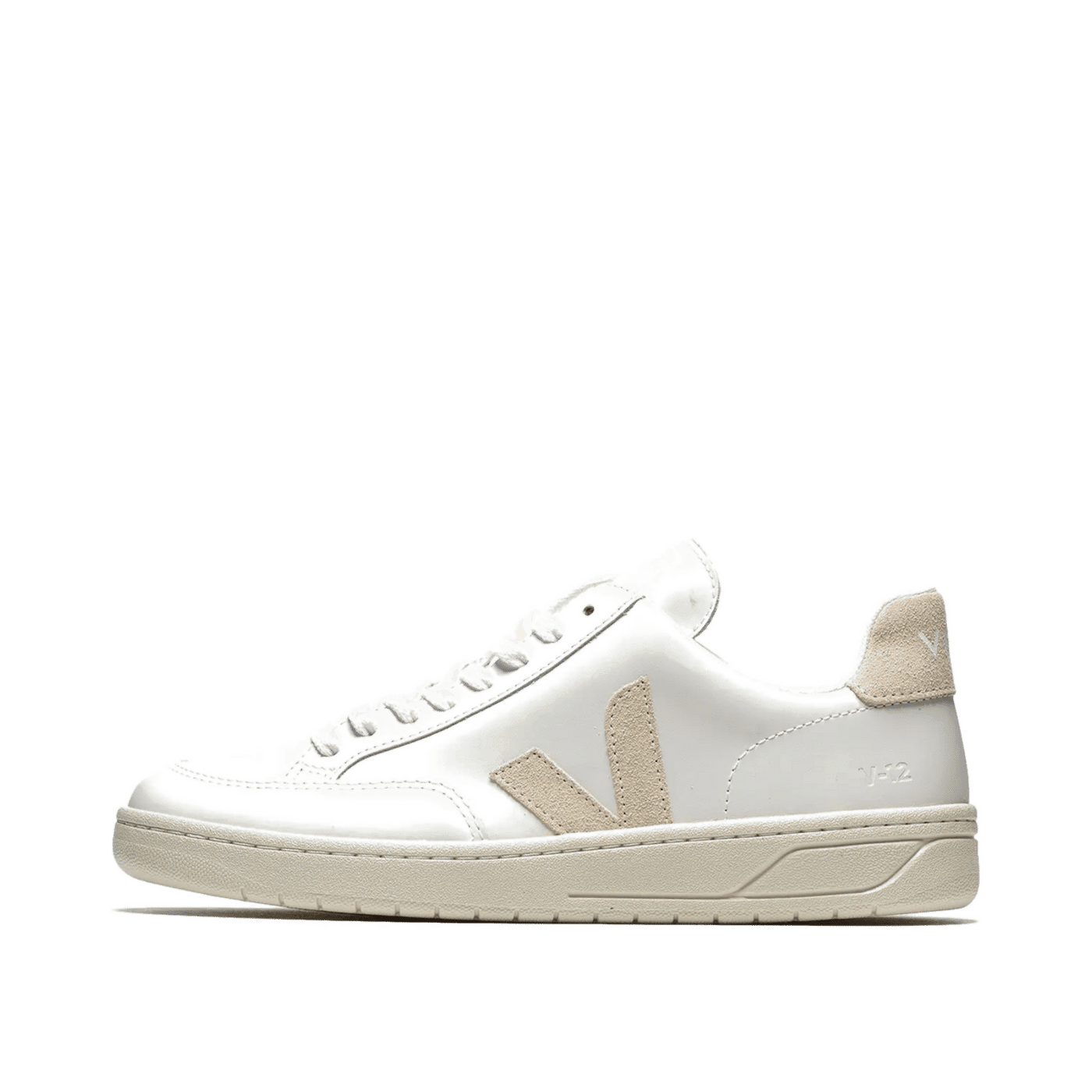 Veja V-12 Leather Wmns "Extra White/Sable" | XD0202335A