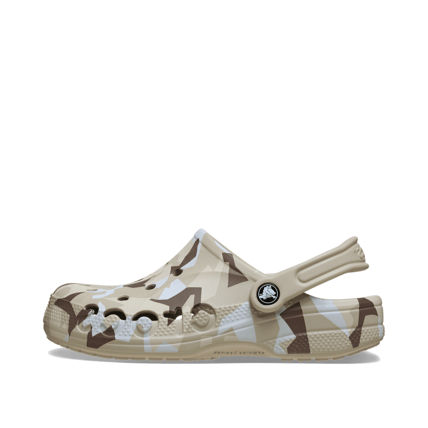 Crocs Baya Seasonal Printed Clogs "Cobblestone/White" | 2062302ZB