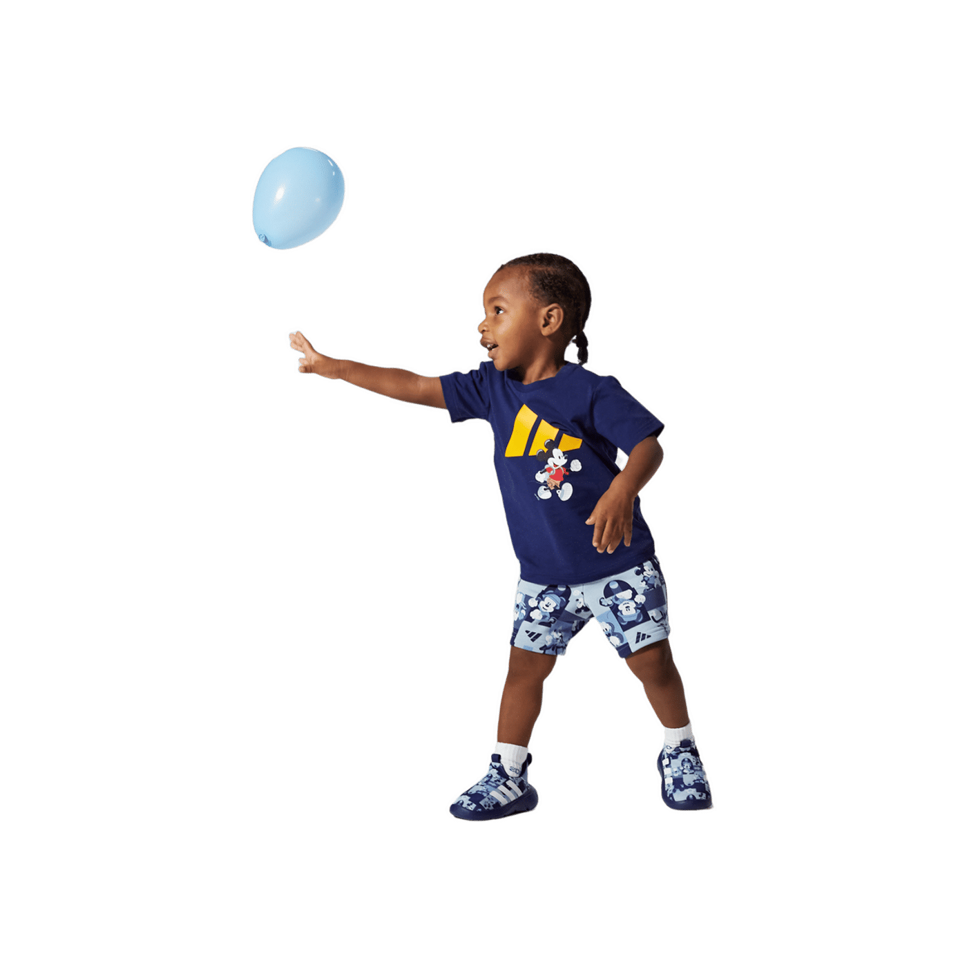Adidas Disney Mickey Mouse Monofit "Wonder Blue / Cloud White / Dark Blue" | IH6314