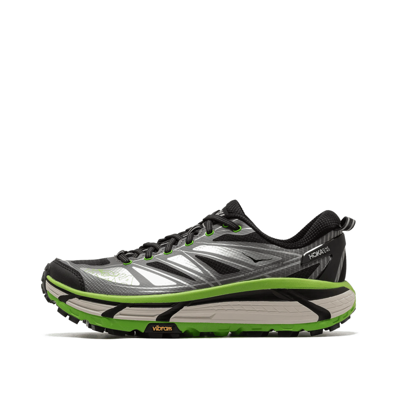 Hoka One One Mafate Speed 2 "Black/Electric Green" | 1126851BCKLC