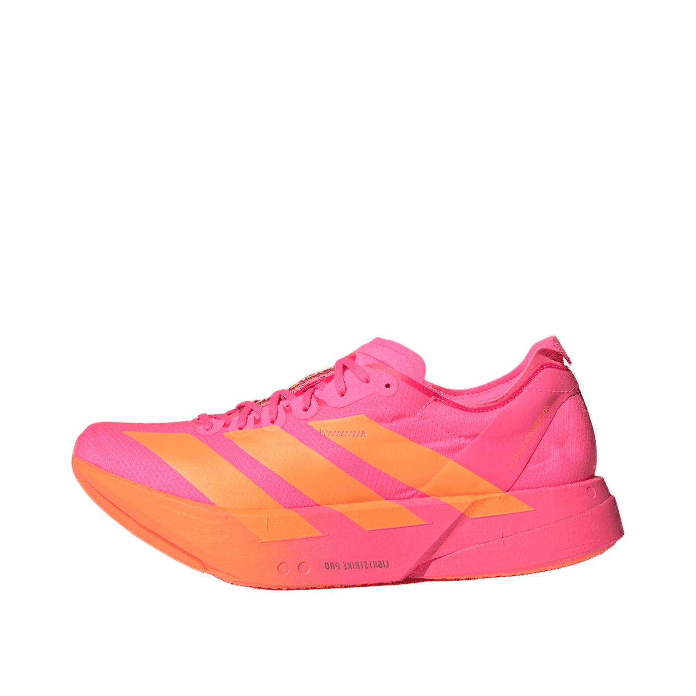 Adidas Adizero Adios Pro 4 "Lucid Pink / Lucid Orange / Iron Metallic" | KJ3062