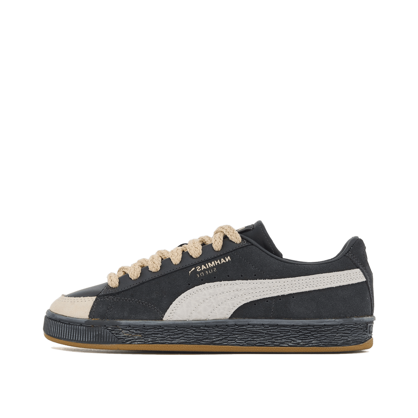 Puma x Nahmias Suede "Flat Dark Gray/Vapor Gray/Honey Butter" | 407026-01