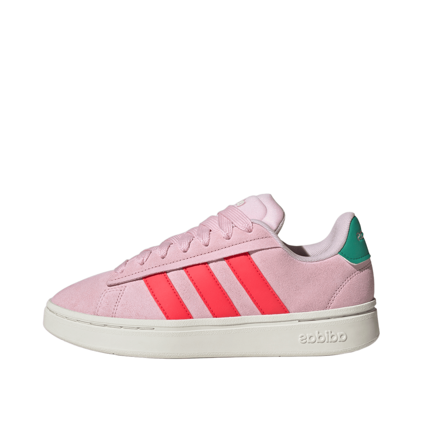 Adidas Grand Court Alpha "Clear Pink / Lucid Red / Court Green" | JI1717