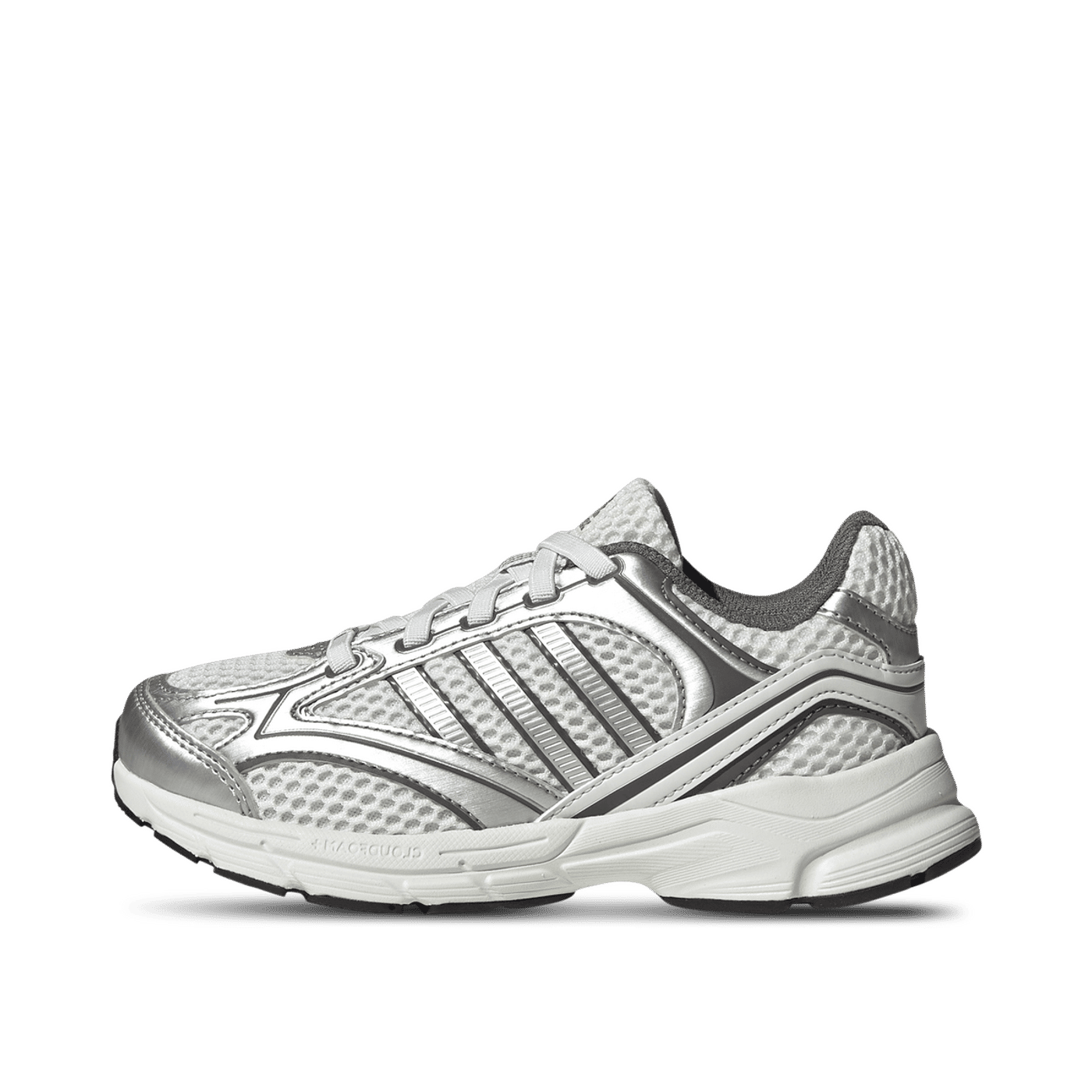 Adidas SPIRITAIN Kids "Crystal White / Silver Metallic / Grey Four" | LA5196