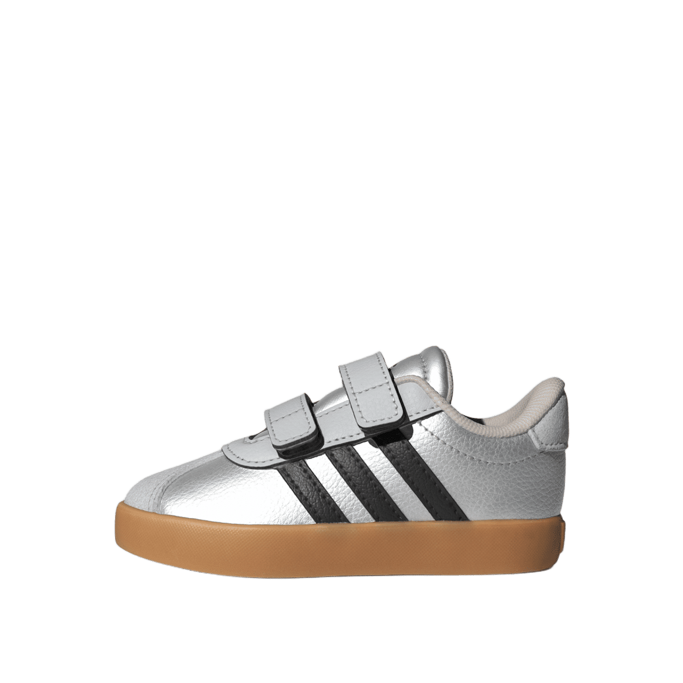 Adidas VL Court 3.0 "Silver Metallic / Core Black / Light Solid Grey" | IH3965
