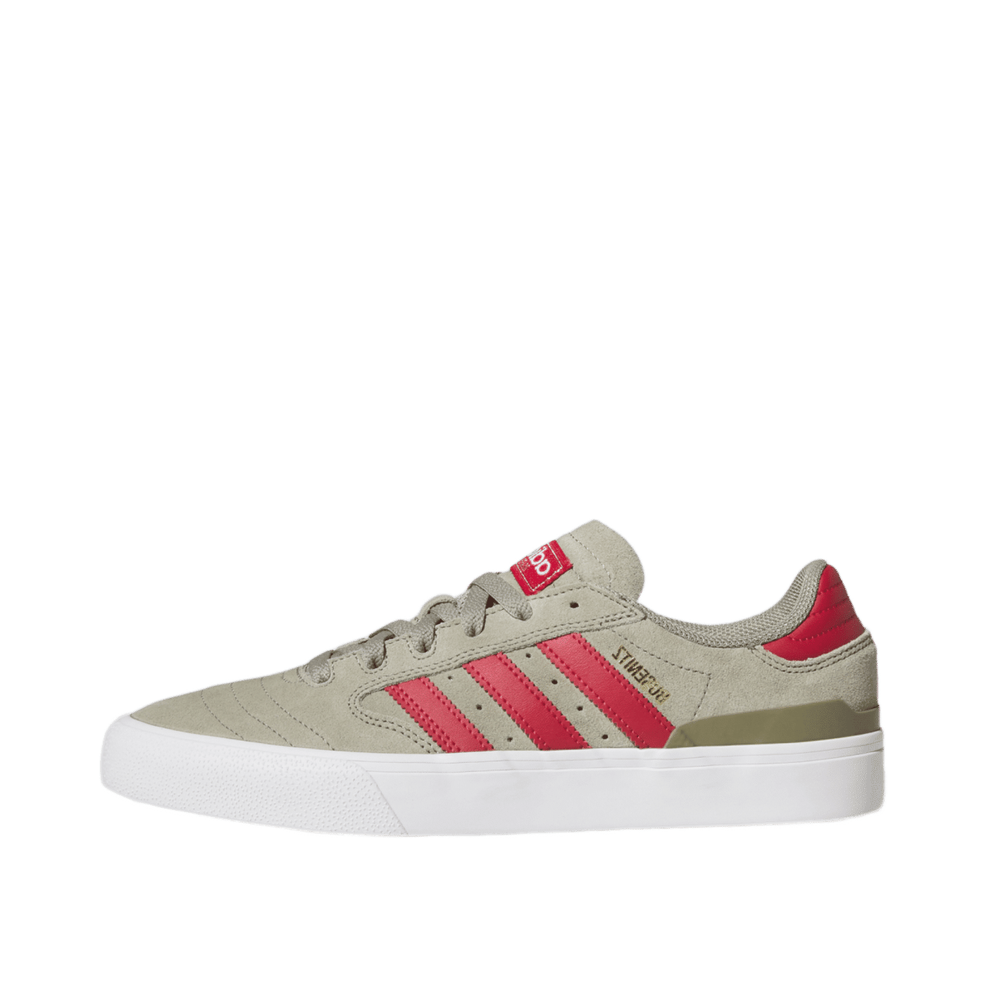 Adidas Busenitz Vulc II "Silver Pebble/Team Victory Red/Cloud White" | KJ0248