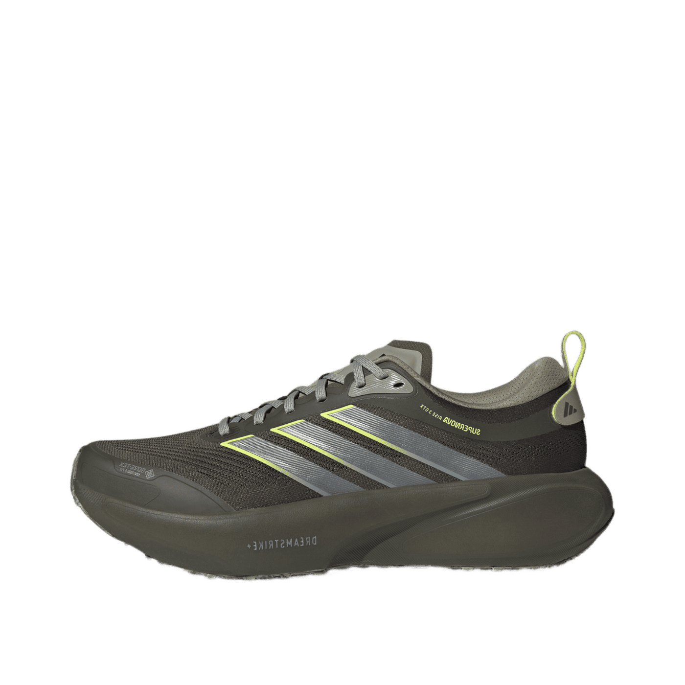 Adidas SUPERNOVA RISE 3 GTX "Shadow Olive / Iron Metallic / Frozen Lemon" | IH4655
